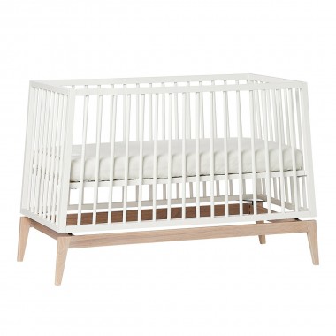 Lit Bebe Luna 60x1 Blanc Leander Les Enfants Reveurs