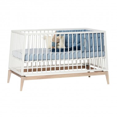 Lit Bebe Luna 70x140 Blanc Leander Les Enfants Reveurs